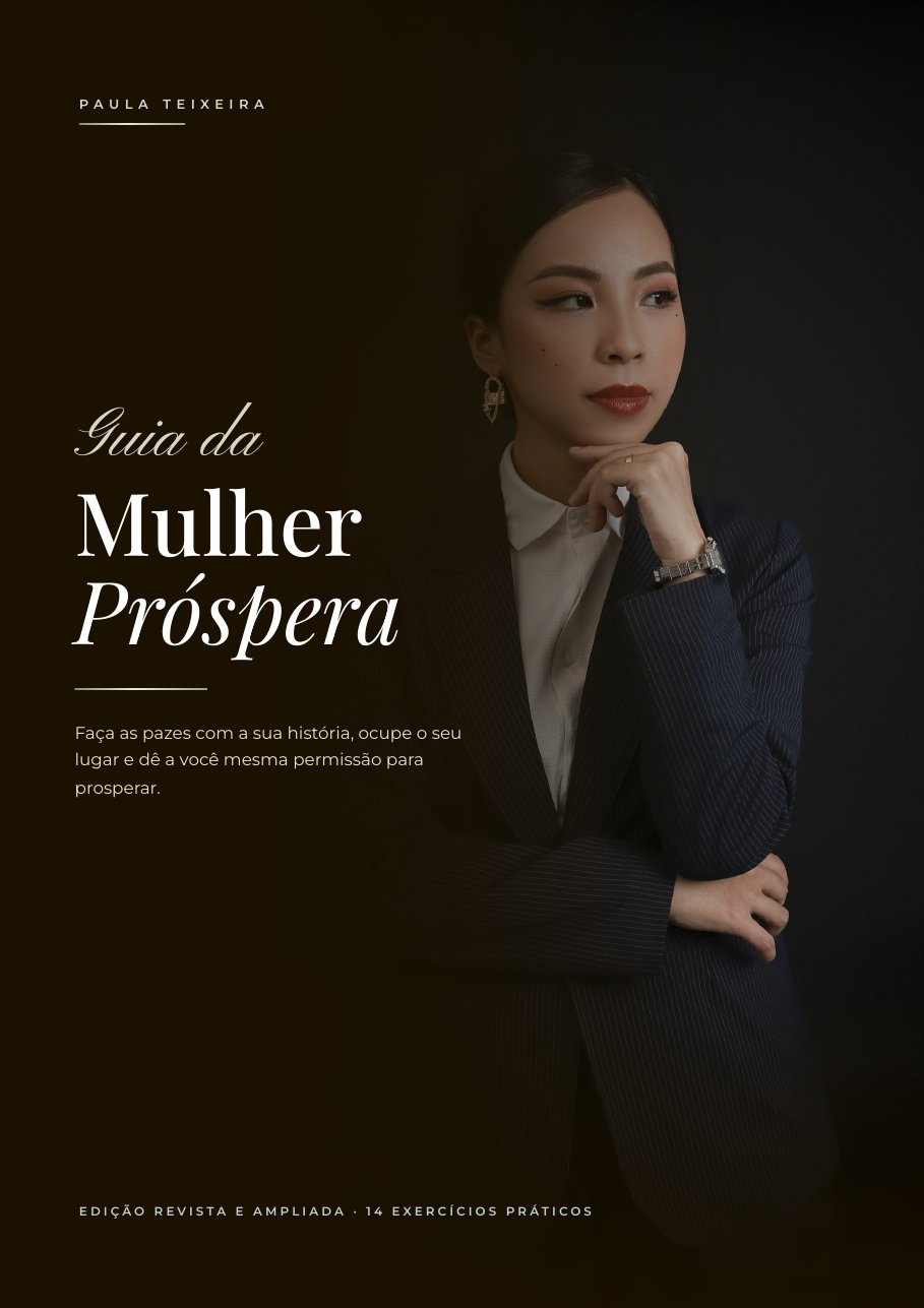 Capa do Guia da Mulher Próspera, de Paula Teixeira